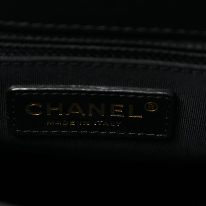 Chanel Aged Calfskin Small Charms Shopping Bag Black 6 of 10