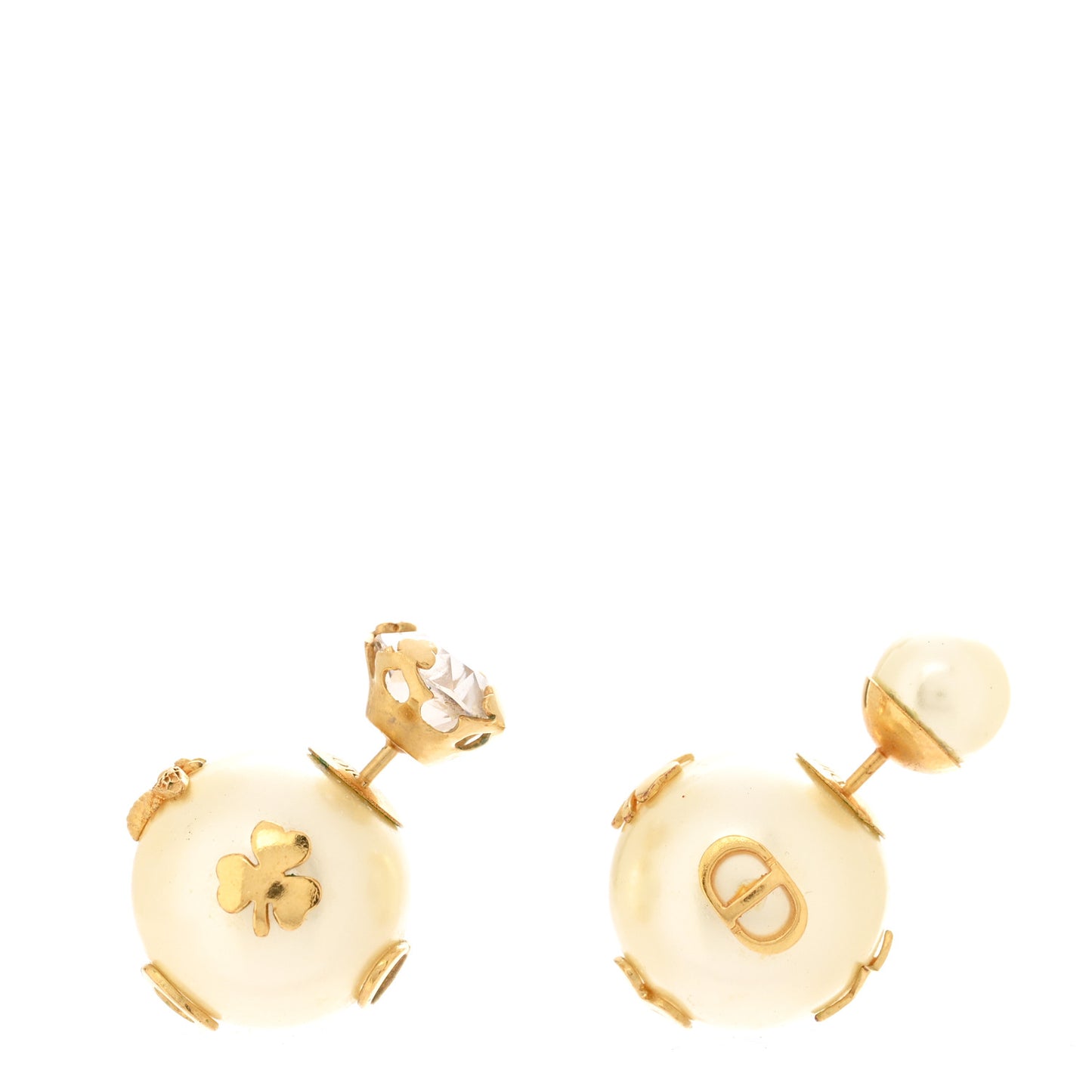 Mise En Dior Tribal Crystal Charm Earrings