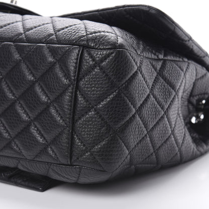 Chanel Calfskin Quilted XXL Travel Flap Bag Black 10 of 12