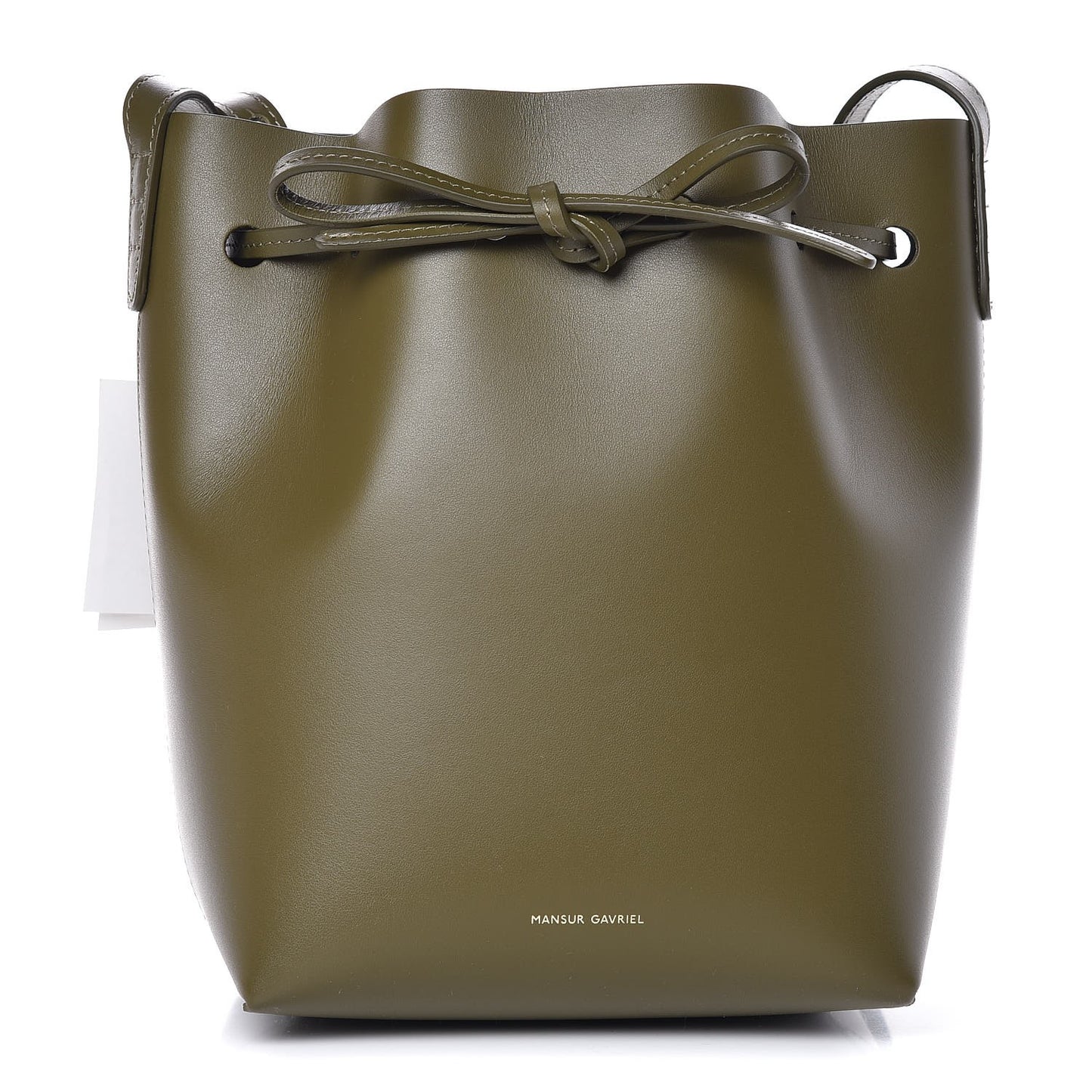 Calfskin Mini Bucket Bag Olive