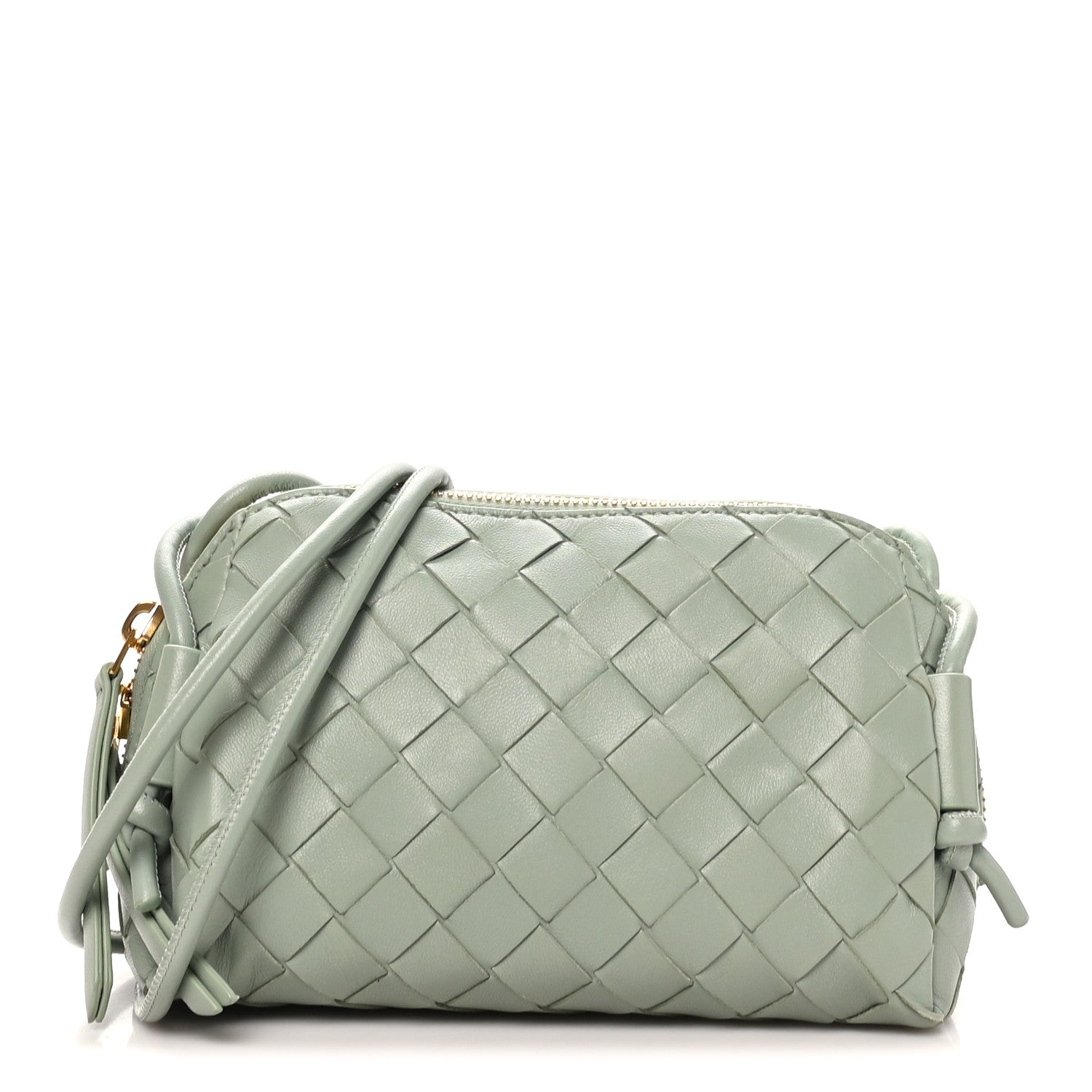 Bottega Veneta Nappa Intrecciato Mini Loop Camera Bag Aloe 1 of 9