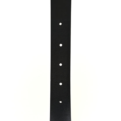 Chanel Calfskin Logo Belt 80 32 Black 4 of 5