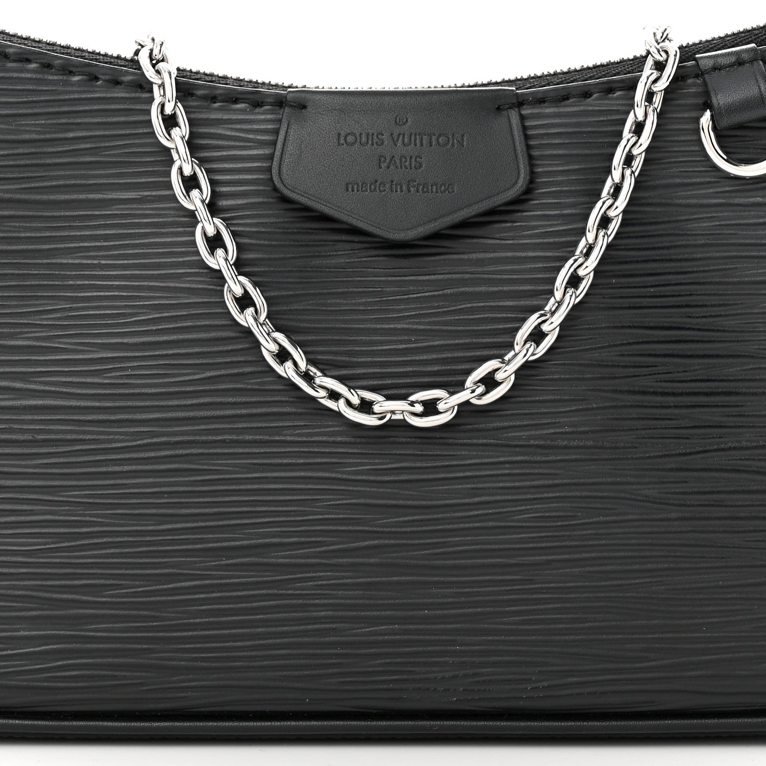 Louis Vuitton Epi Easy Pouch On Strap Black 7 of 9