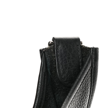 Hermes Taurillon Clemence Evelyne III PM Black 12 of 12