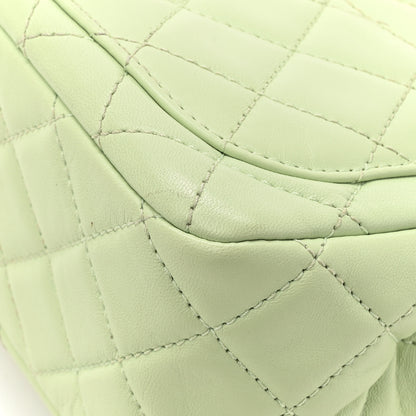 Chanel Lambskin Quilted Mini Pearl Crush Flap Light Green 15 of 16