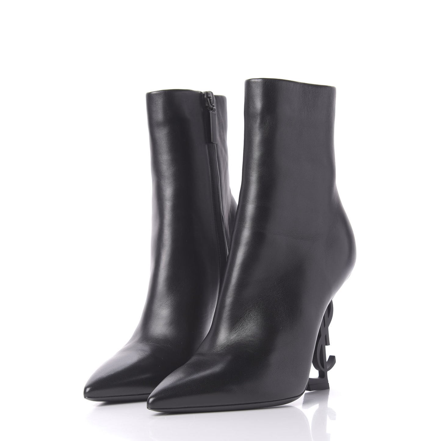 Calfskin Opyum Ankle Boots 36 Black