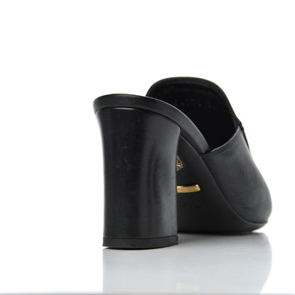 Gucci Malaga Kid Horsebit Princetown Mid Heel Mules 36.5 Black 13 of 21