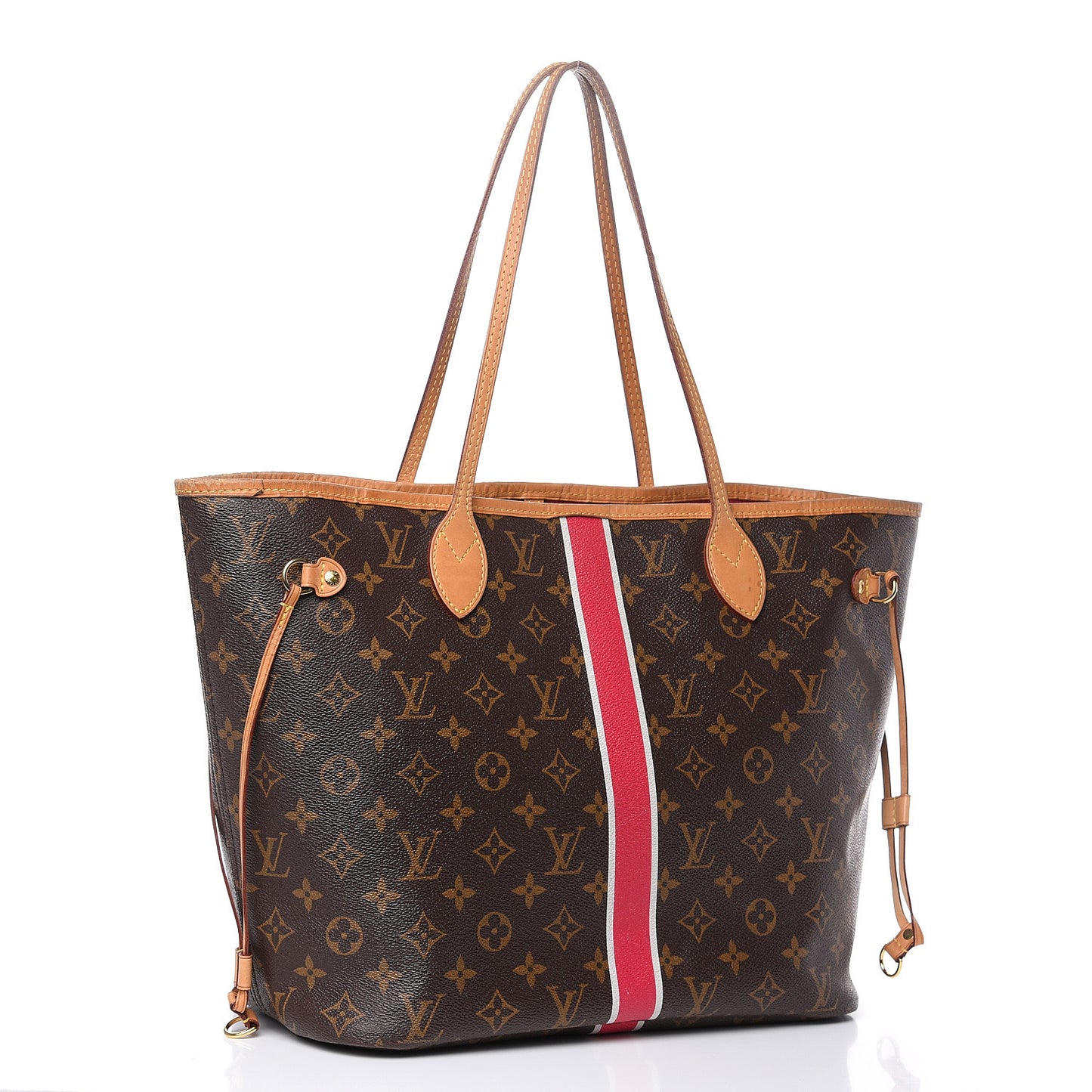 Monogram My LV Heritage Neverfull MM Fuchsia White
