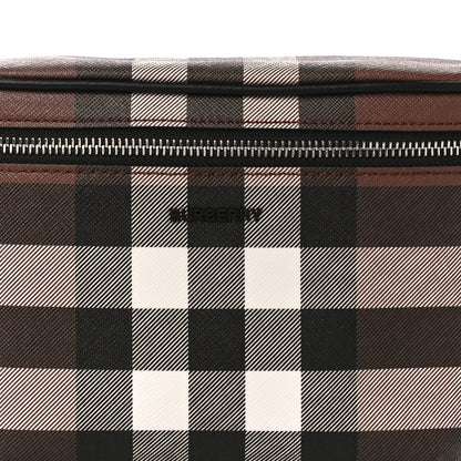 Burberry E-canvas Check Bum Bag Dark Birch Brown 8 of 10