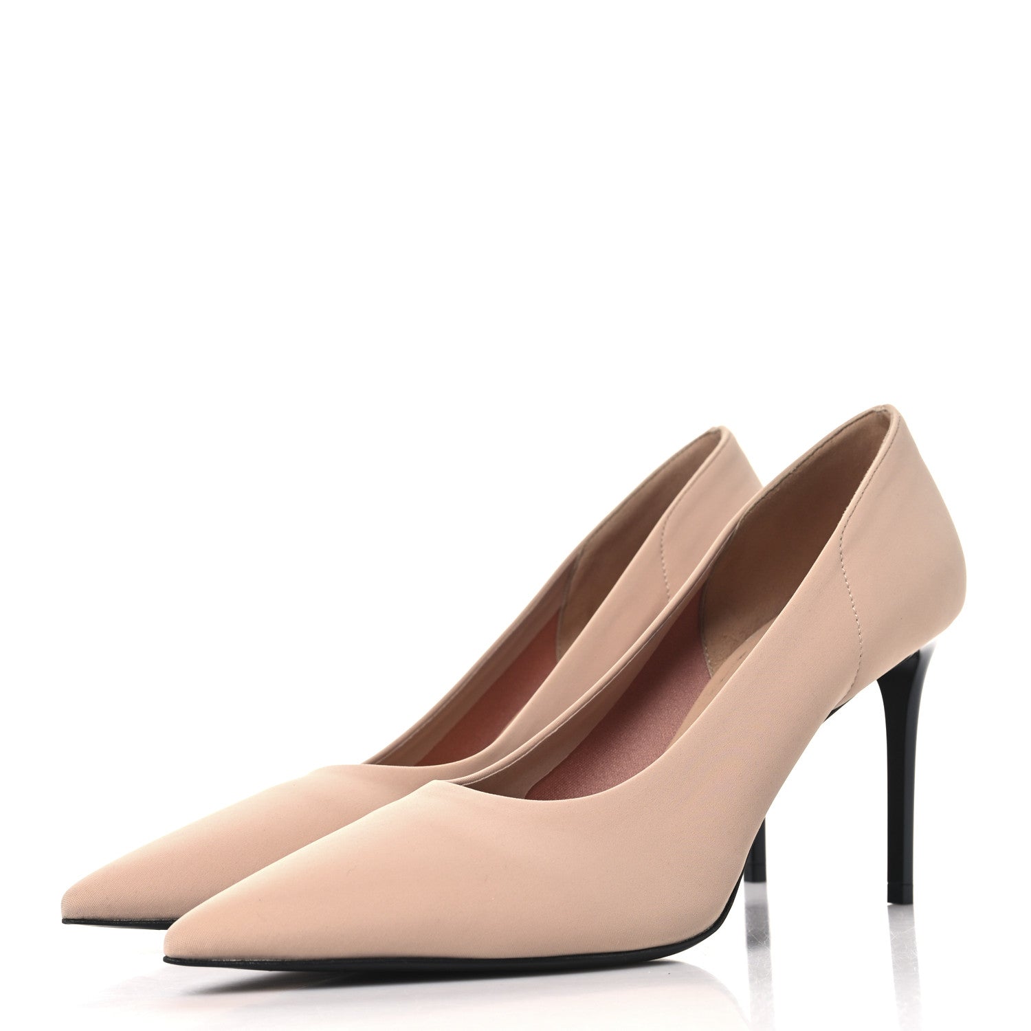 Prada Tessuto Tech Pumps 38.5 Nudo 4 of 8