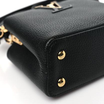 Louis Vuitton Taurillon Mini Capucines Black 8 of 9