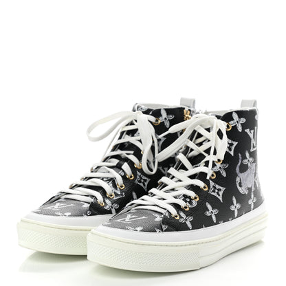 Louis Vuitton Catogram Stellar Sneaker Boots 40 Black 3 of 9
