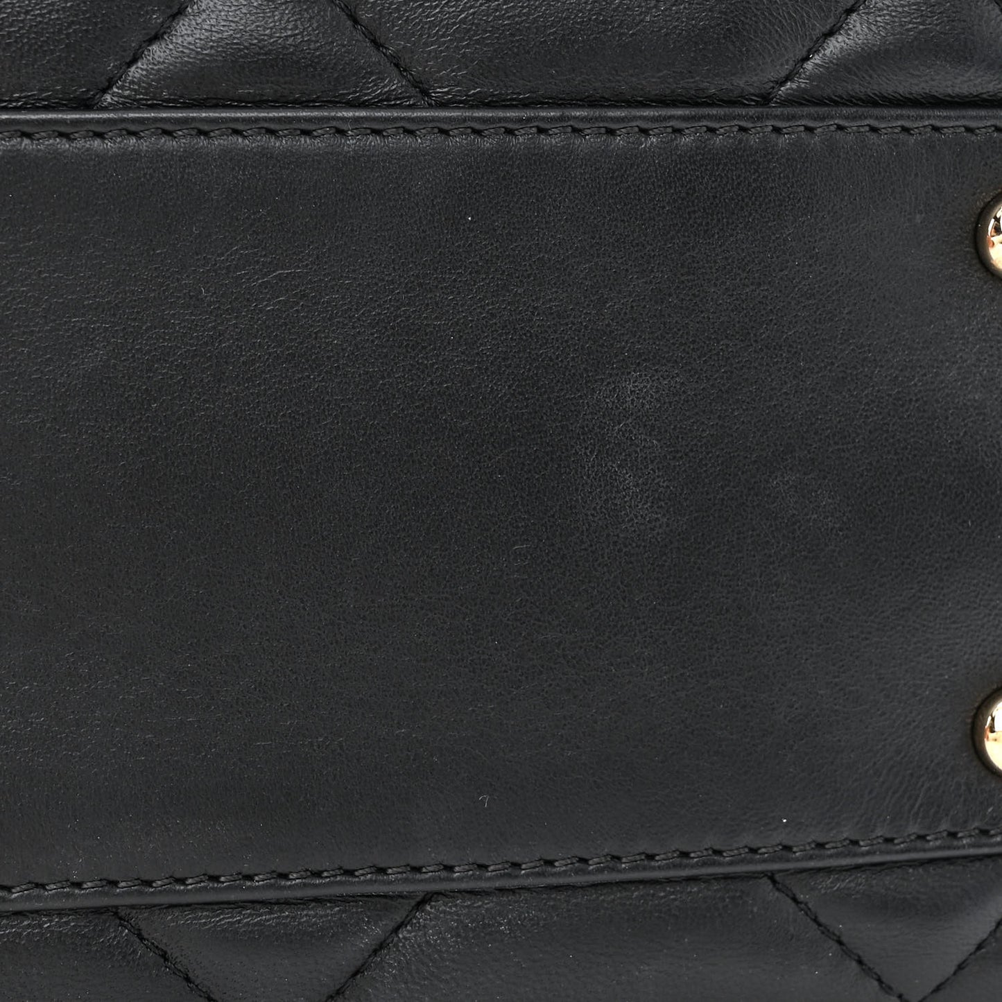 Lambskin Quilted Easy Carry Bowling Bag Black