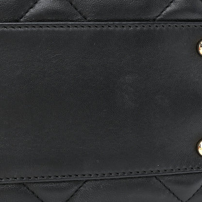 Chanel Lambskin Quilted Easy Carry Bowling Bag Black 13 of 13