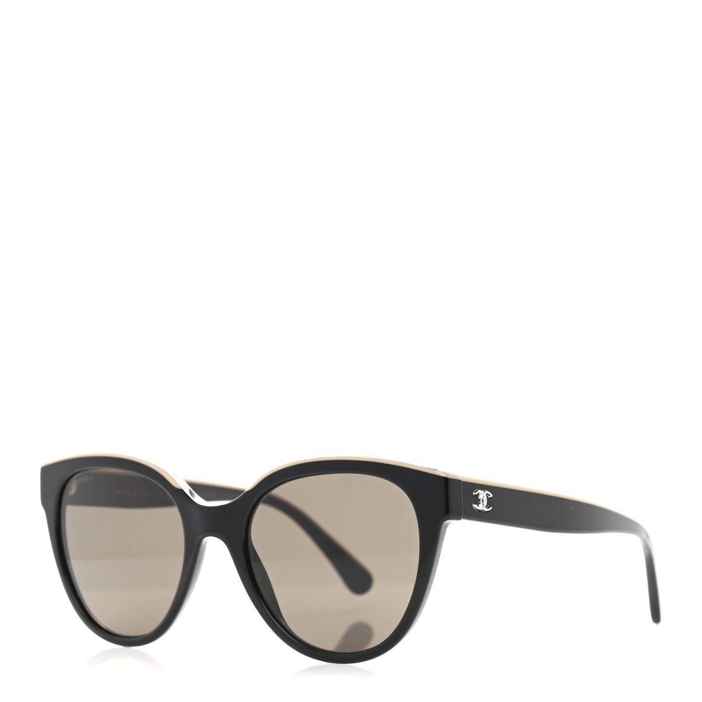 Acetate CC Butterfly Sunglasses 5414 Black Beige