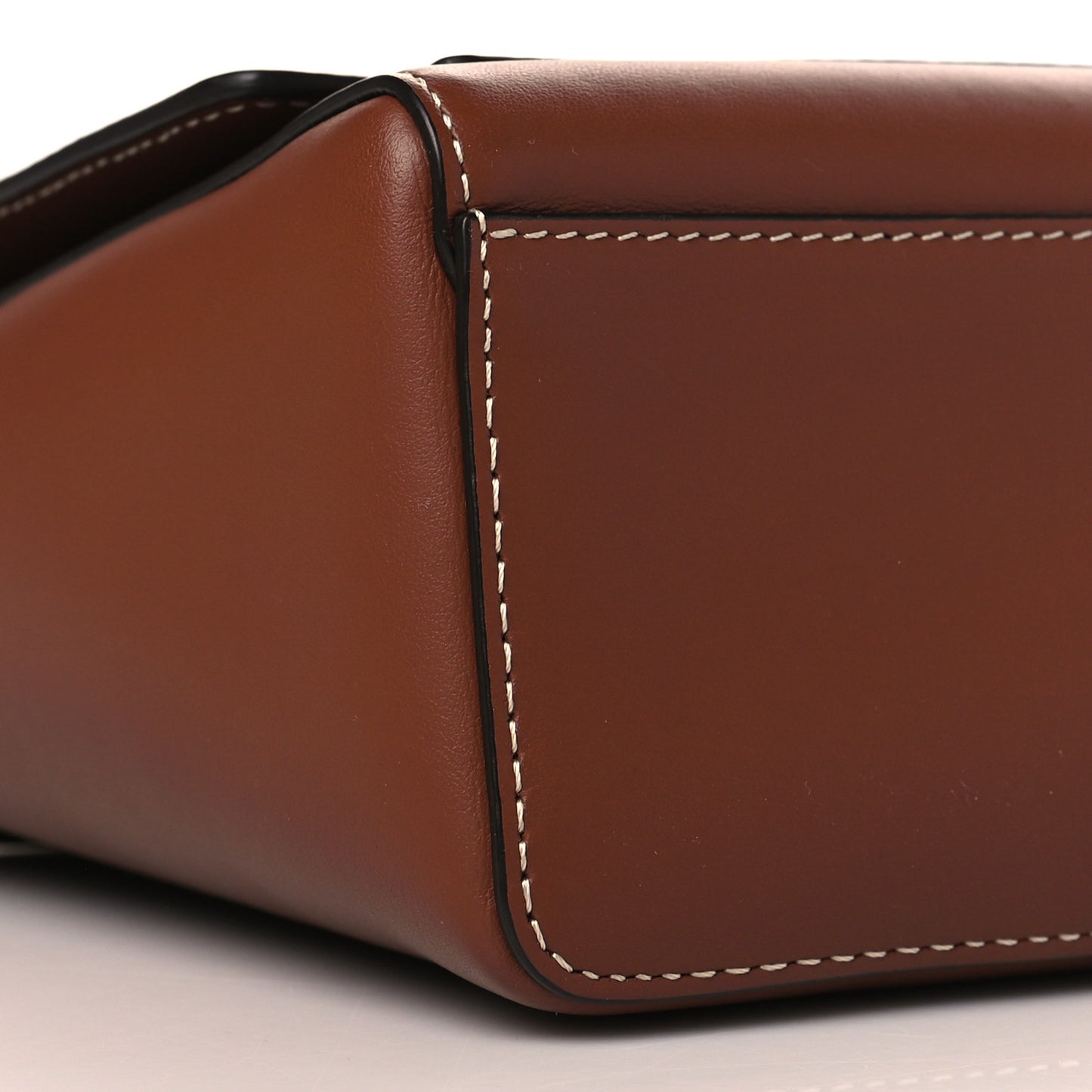 Calfskin Note Crossbody Bag Tan