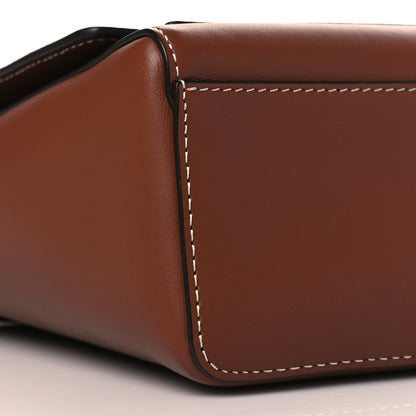 Burberry Calfskin Note Crossbody Bag Tan 9 of 11