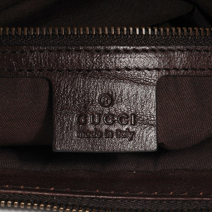 Gucci Monogram Interlocking G Tote Dark Brown 6 of 7