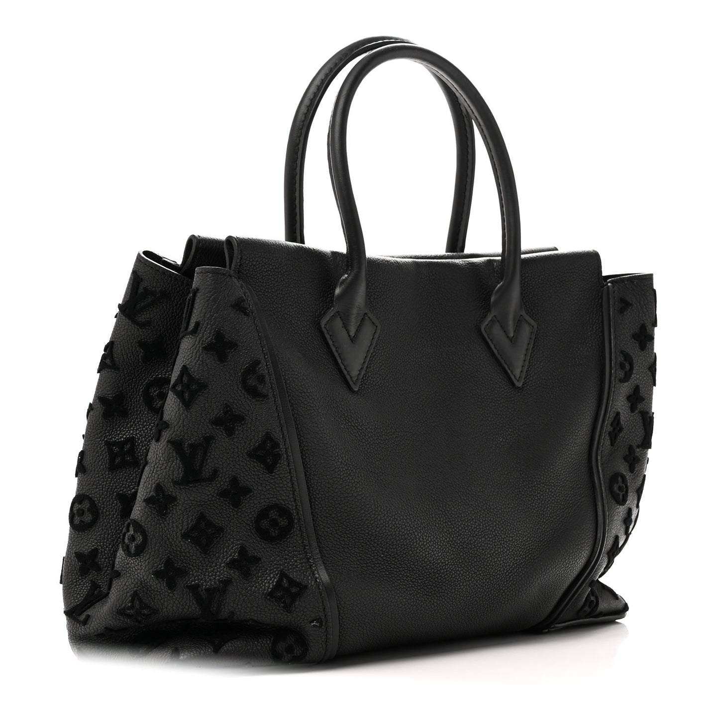 Veau Cachemire Tote W PM Black