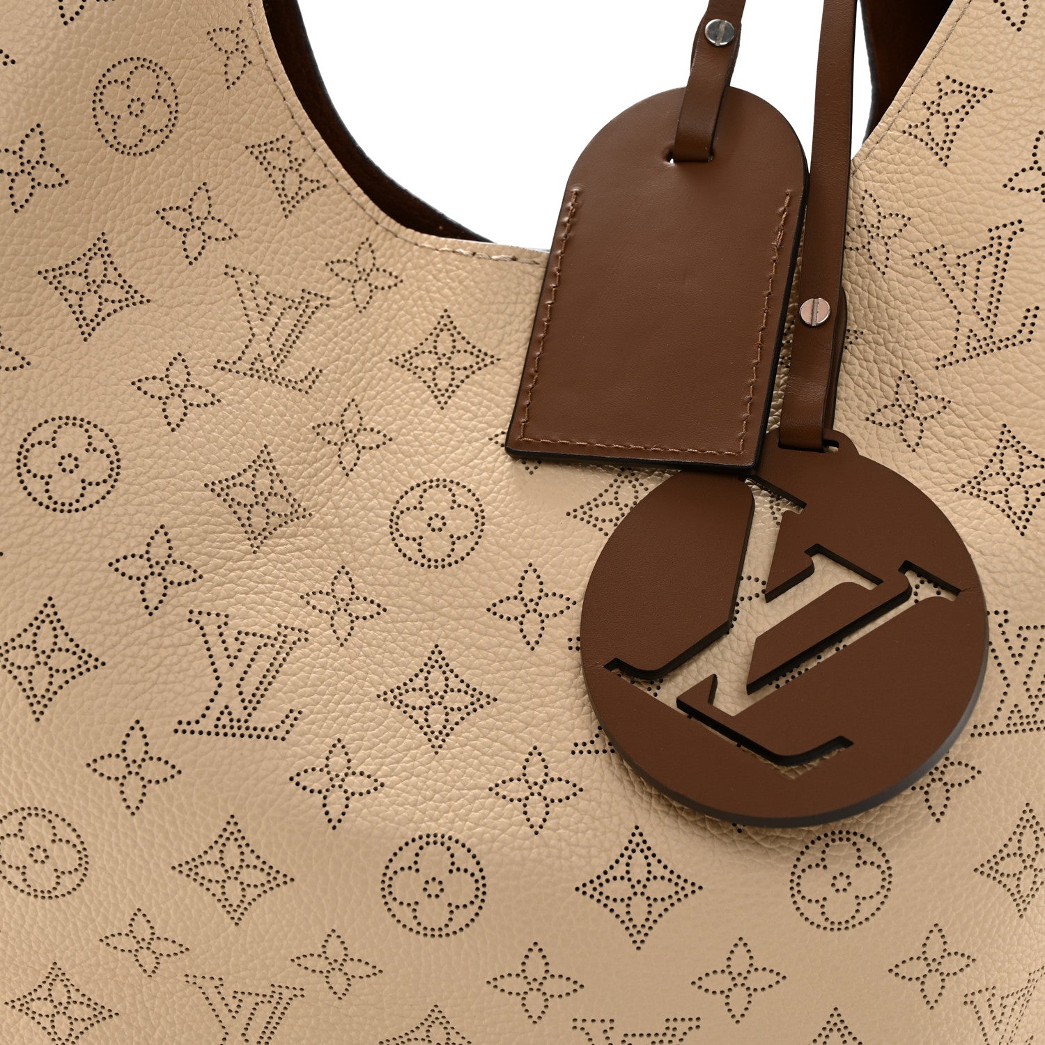 Louis Vuitton Mahina Carmel Hobo Creme 7 of 13