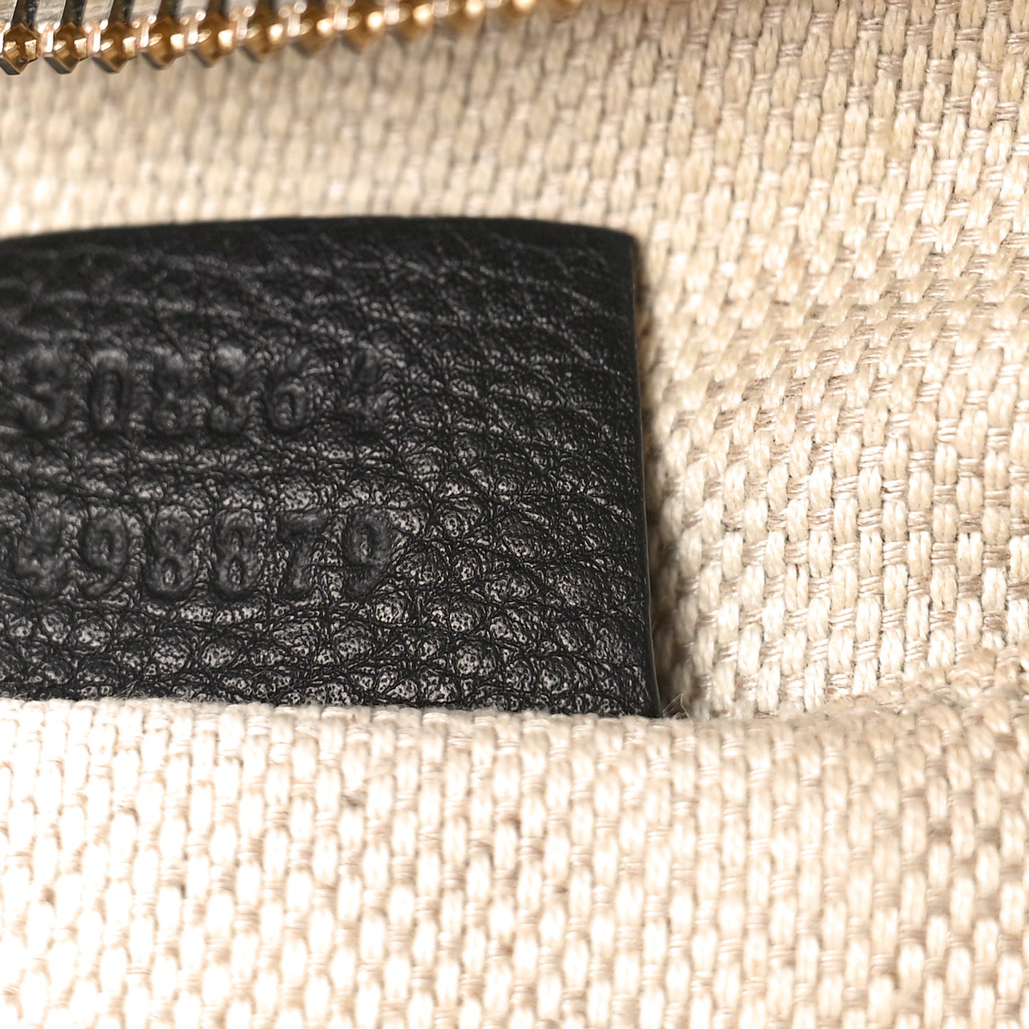 Pebbled Calfskin Small Soho Disco Bag Black