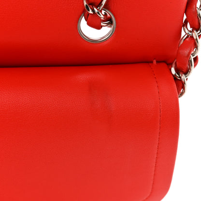 Chanel Lambskin Quilted Medium Double Flap Red 12 of 13