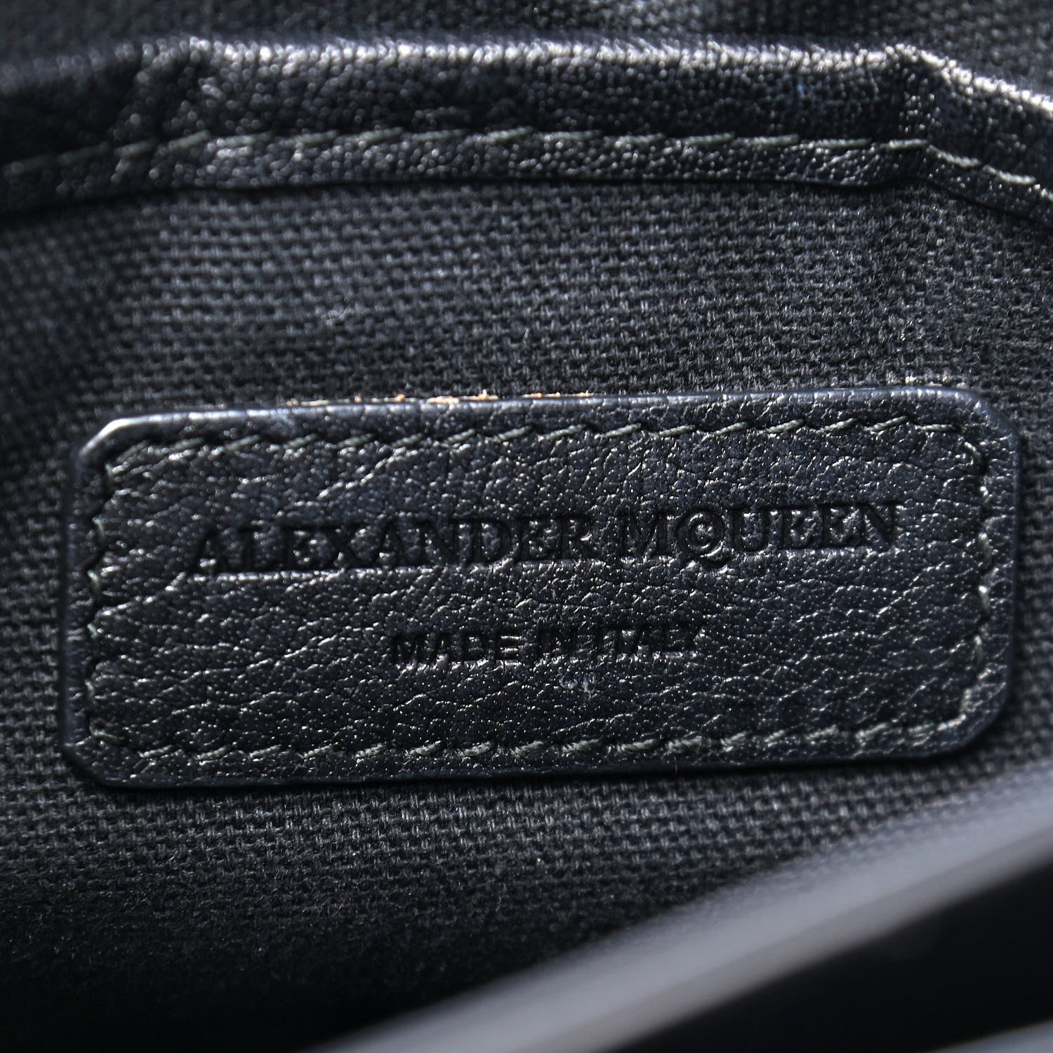 Alexander McQueen Grained Calfskin Twin Skull Crossbody Black 6 of 9