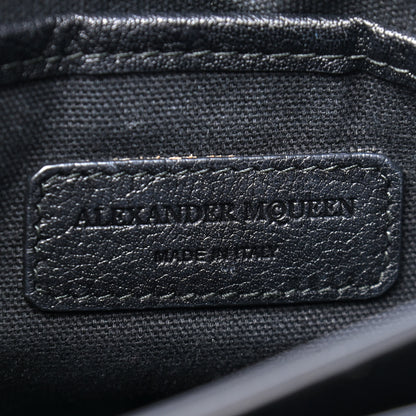 Alexander McQueen Grained Calfskin Twin Skull Crossbody Black 6 of 9