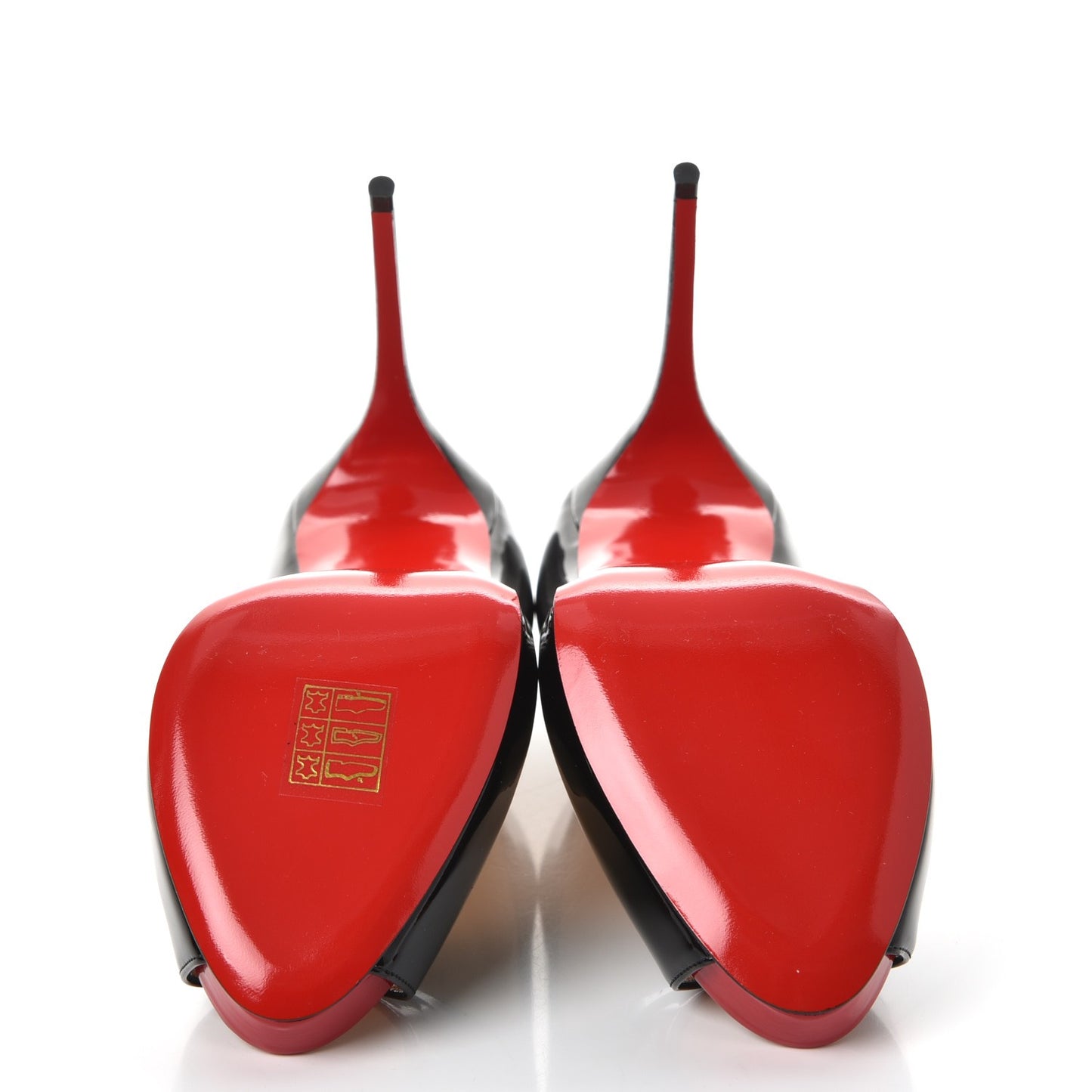 Patent New Very Prive 120 Pumps 38.5 Black Red