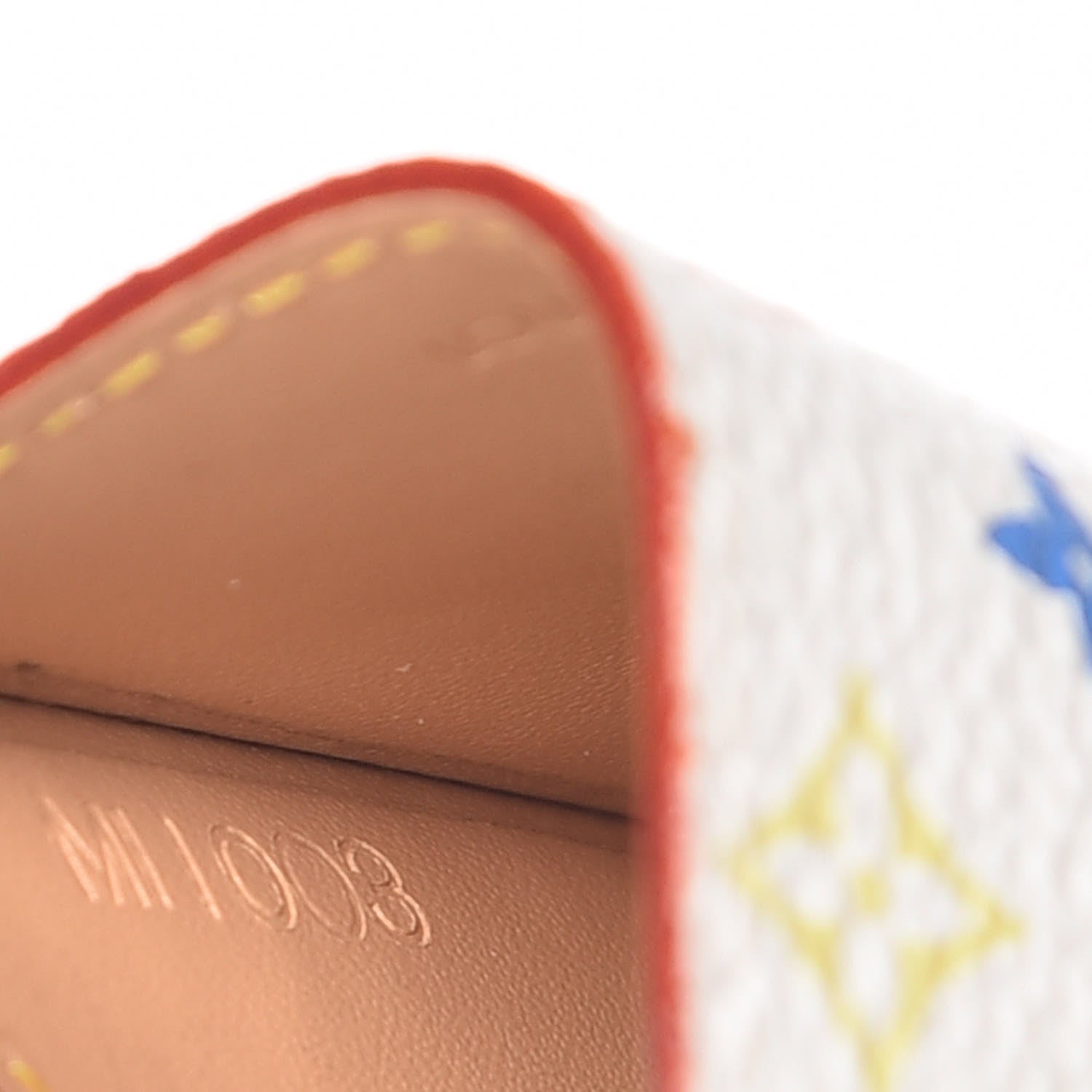 Louis Vuitton Monogram Multicolor Mirror and Case Pouch White 8 of 9