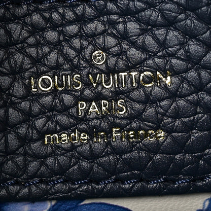 Louis Vuitton Taurillon Kintsugi Capucines MM Navy 5 of 8