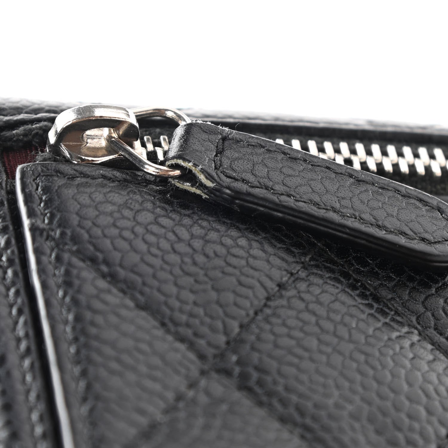 Chanel Caviar Quilted Compact Flap Wallet Black 10 of 11