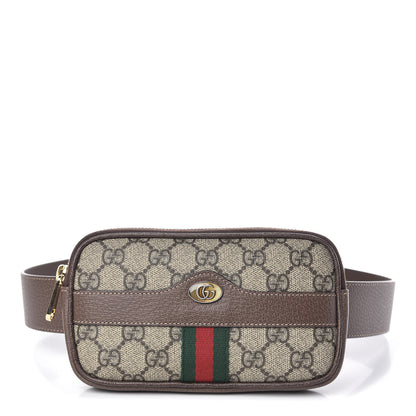Gucci GG Supreme Monogram Ophidia Belted iPhone Case 85 34 Dark Brown 1 of 11