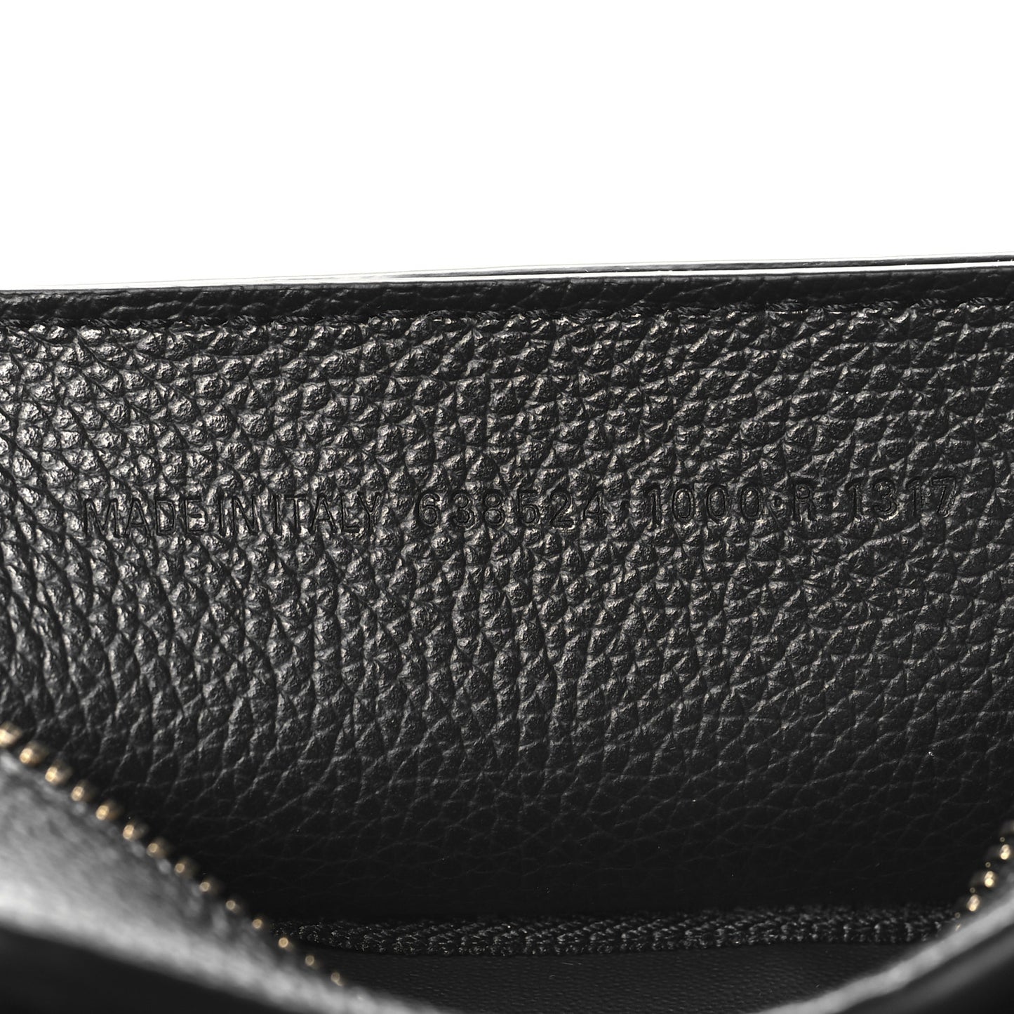 Grained Calfskin Neo Classic Gold Hardware Nano City Crossbody Black