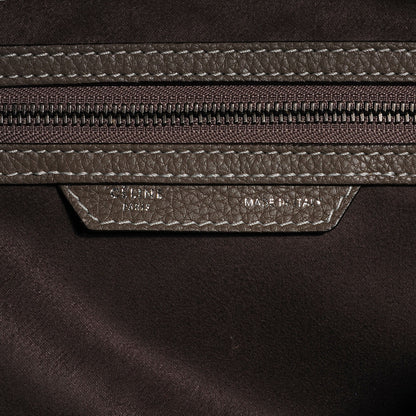 Celine Drummed Calfskin Mini Luggage Souris 5 of 8