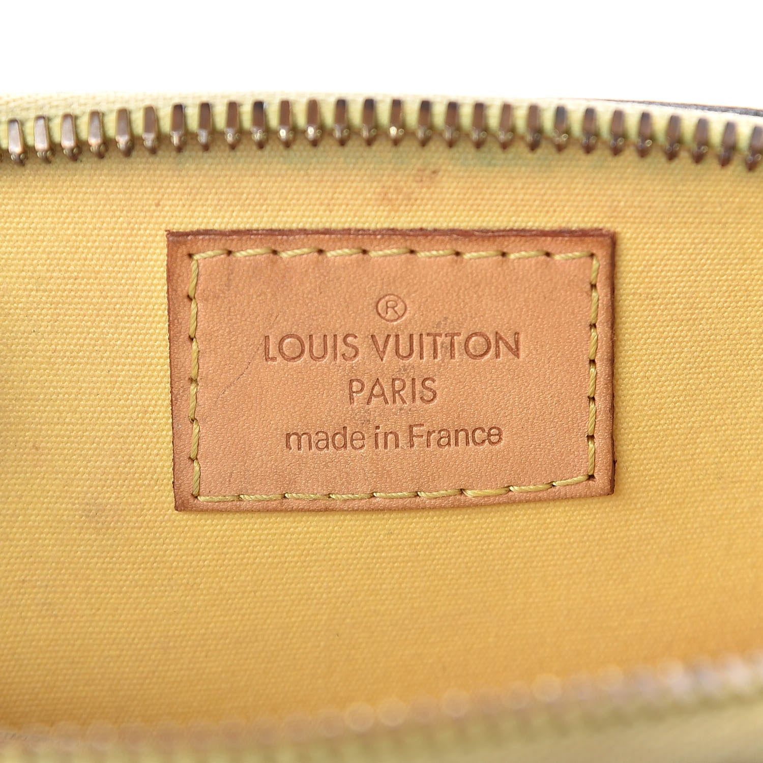 Louis Vuitton Vernis Alma BB Citrine 6 of 12
