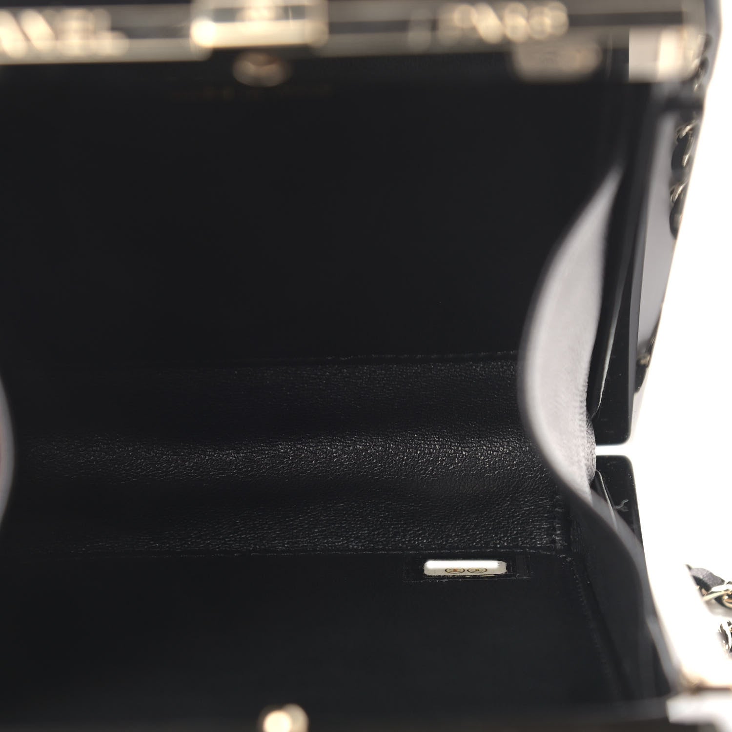 Chanel Plexiglass Strass N°5 Minaudière Black Gold 4 of 8