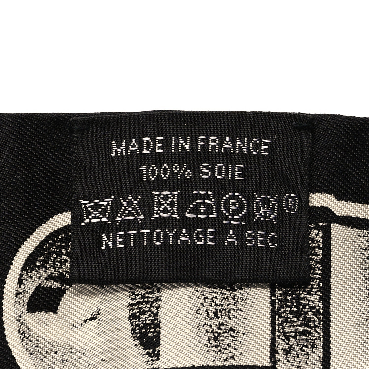 Hermes Silk Le Tresor De Medor Twilly Black White 3 of 4