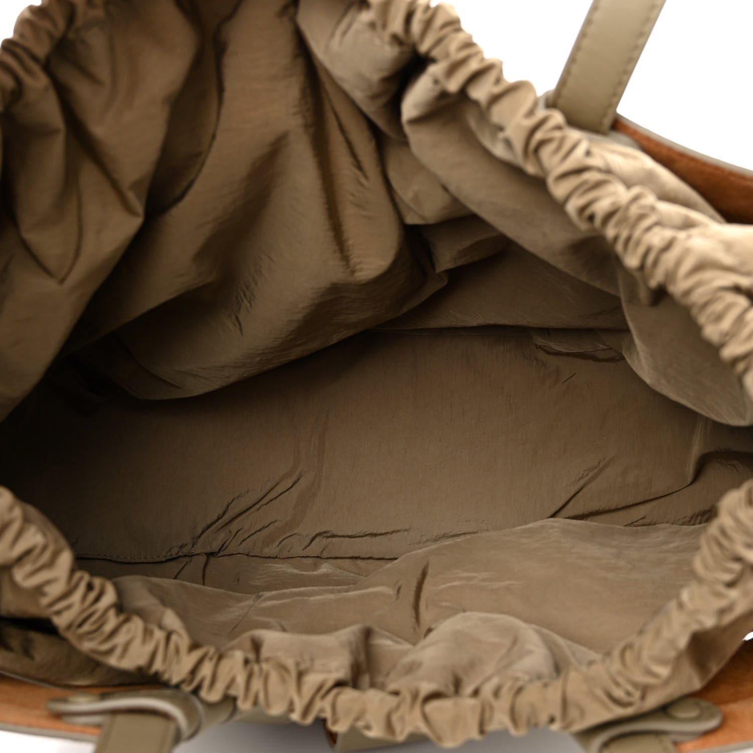 Bottega Veneta French Calfskin Shell Bag Taupe 6 of 11