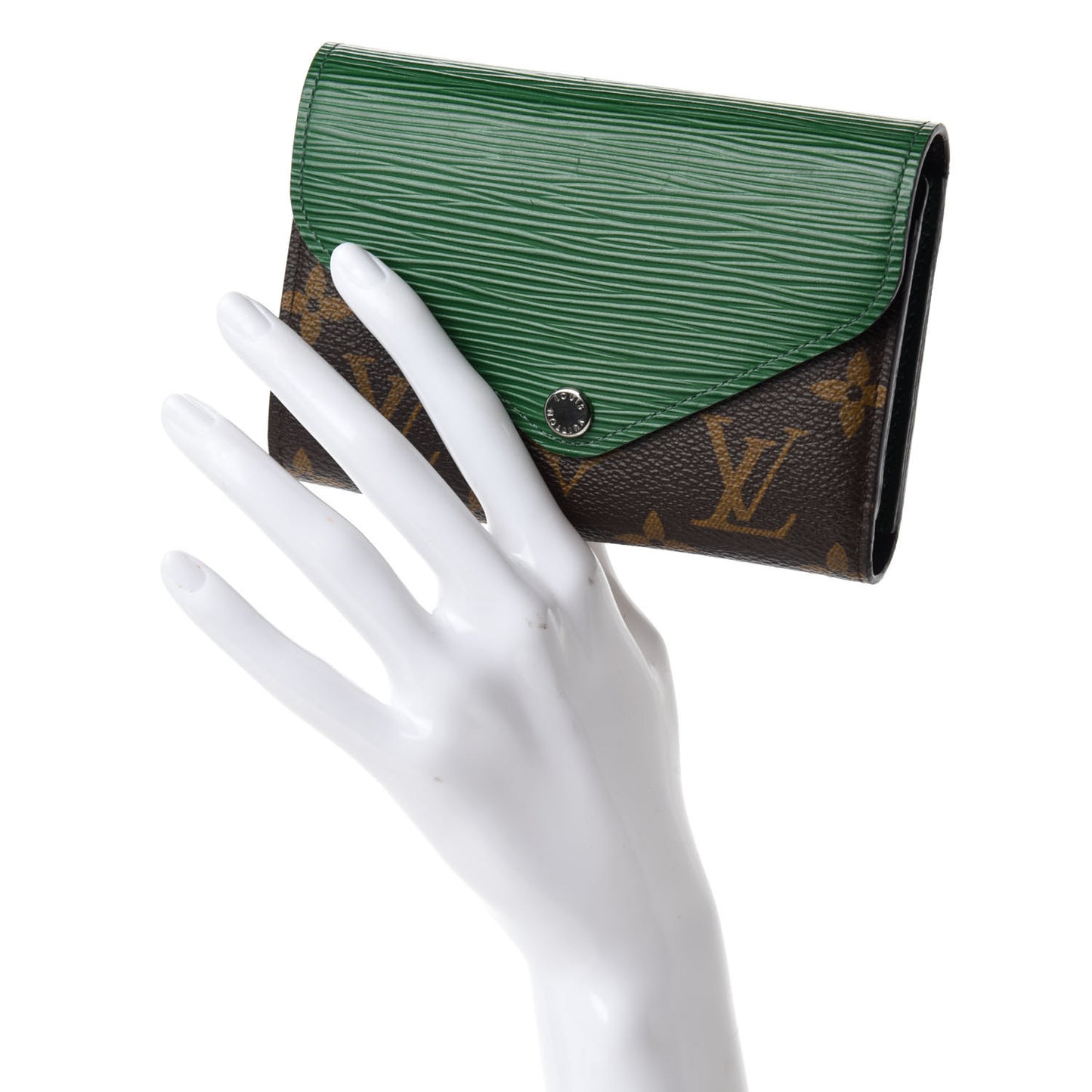 Epi Monogram Marie-Lou Compact Wallet Menthe