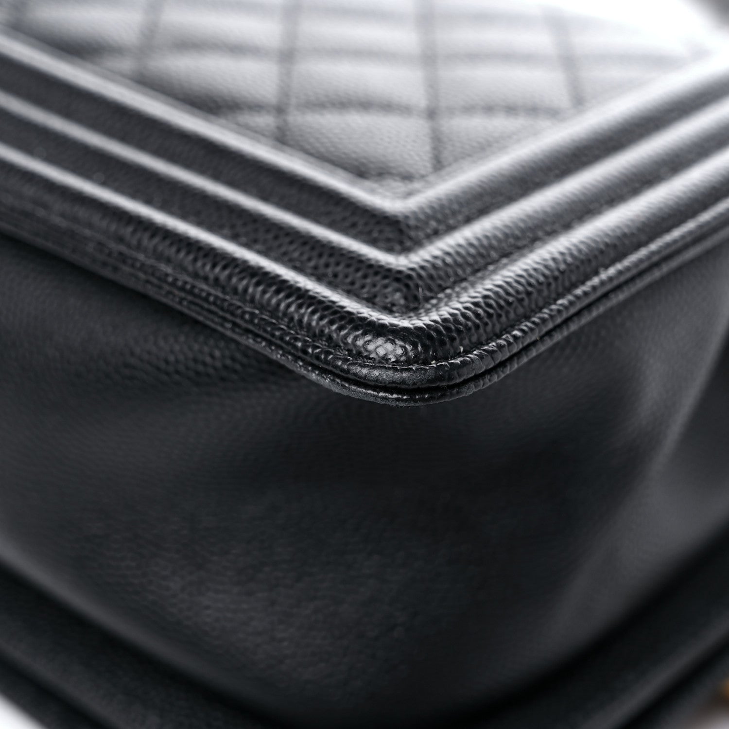 Chanel Caviar Quilted Medium Boy Flap Black 11 of 15
