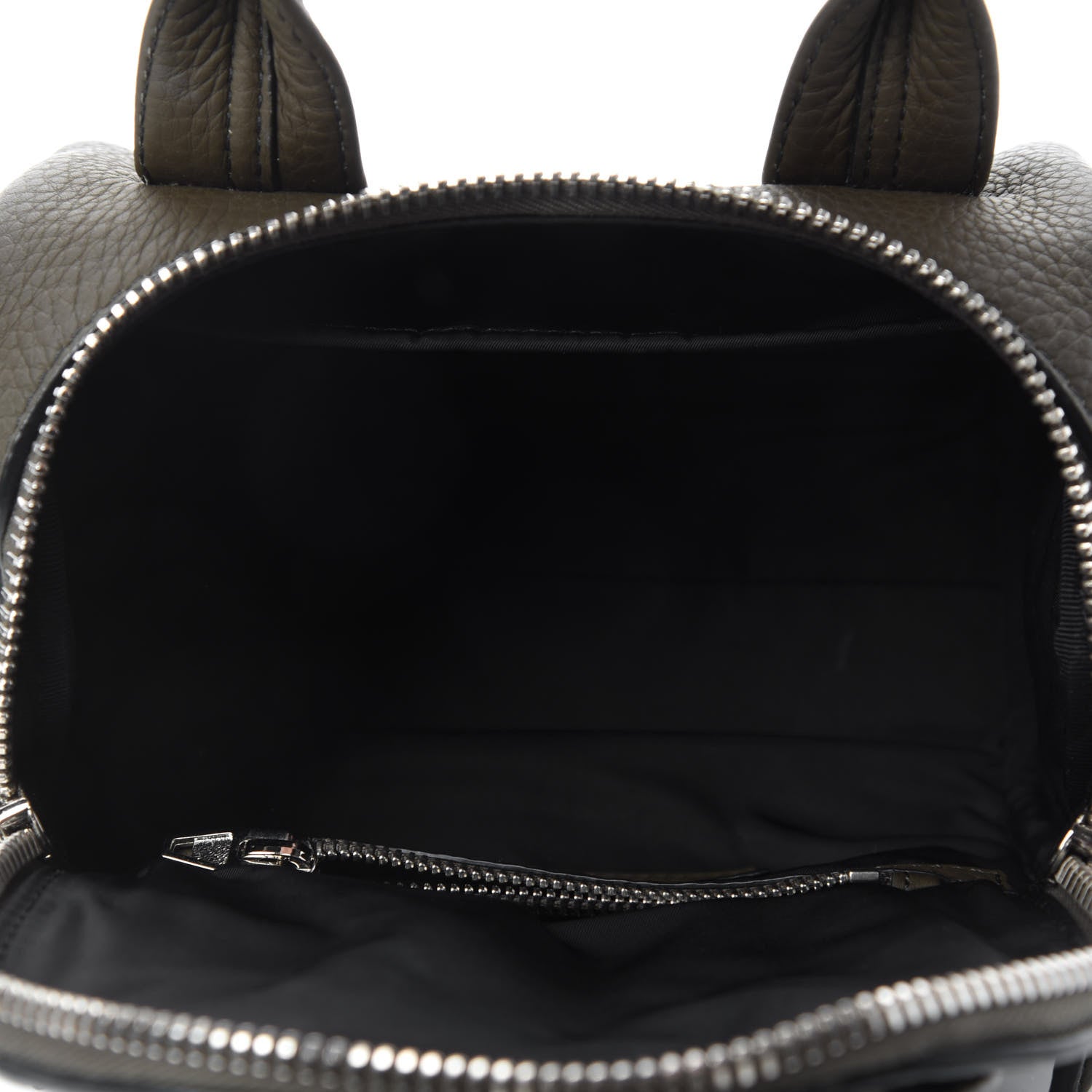 Alexander Wang Pebbled Calfskin Mini Rockie Matte Khaki Green Rhodium Hardware 5 of 9