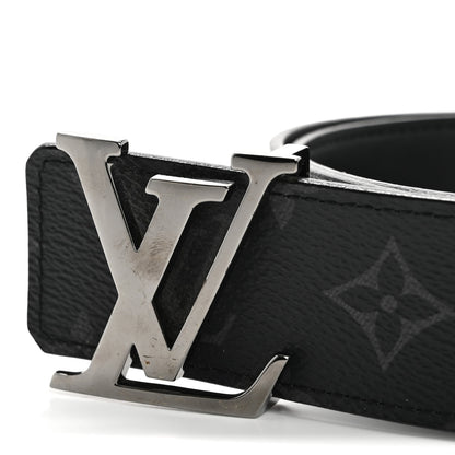 Louis Vuitton Monogram Eclipse Taigarama 40mm LV Initiales Reversible Belt 90 36 Black 6 of 6