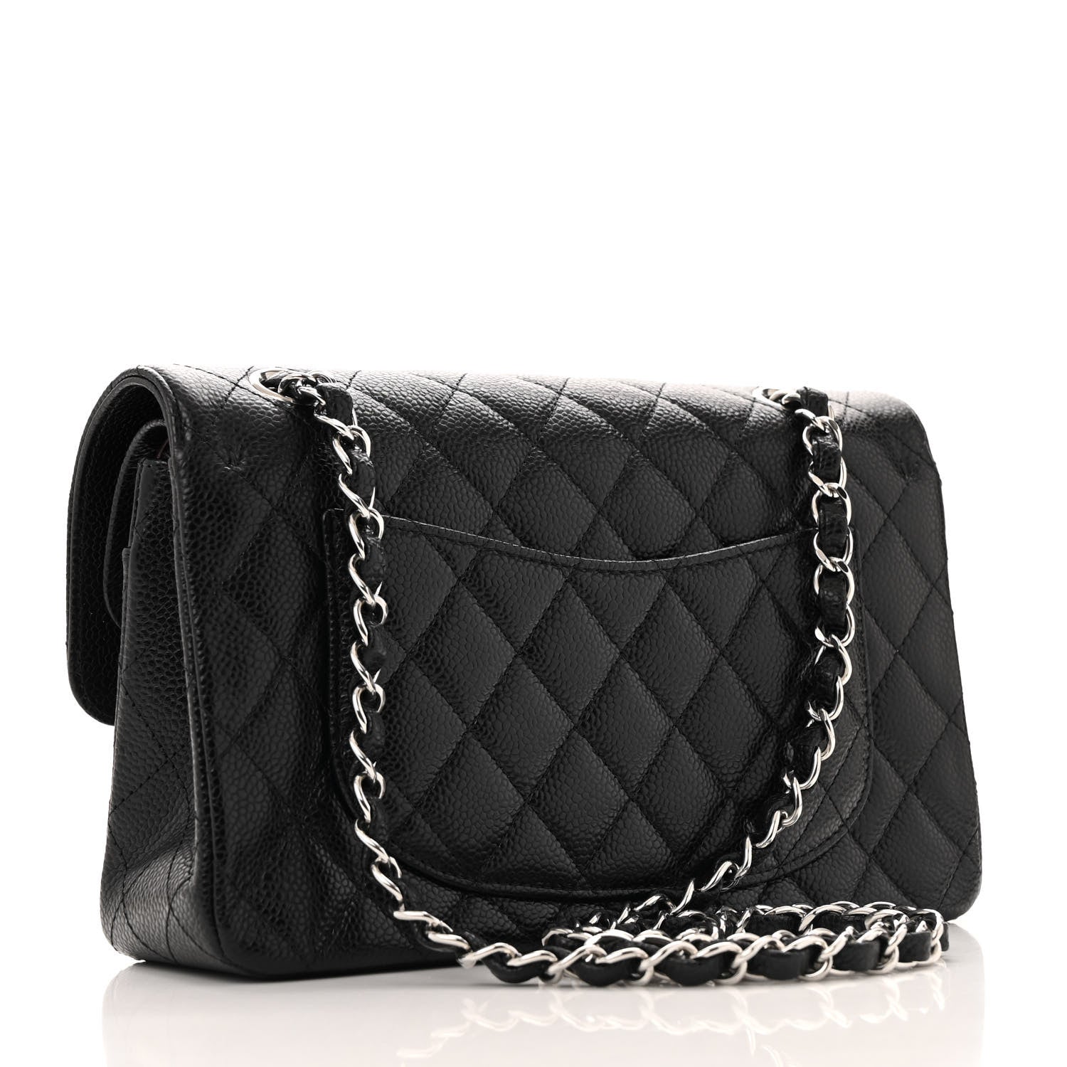 Chanel Caviar Quilted Small Double Flap Black 3 of 12