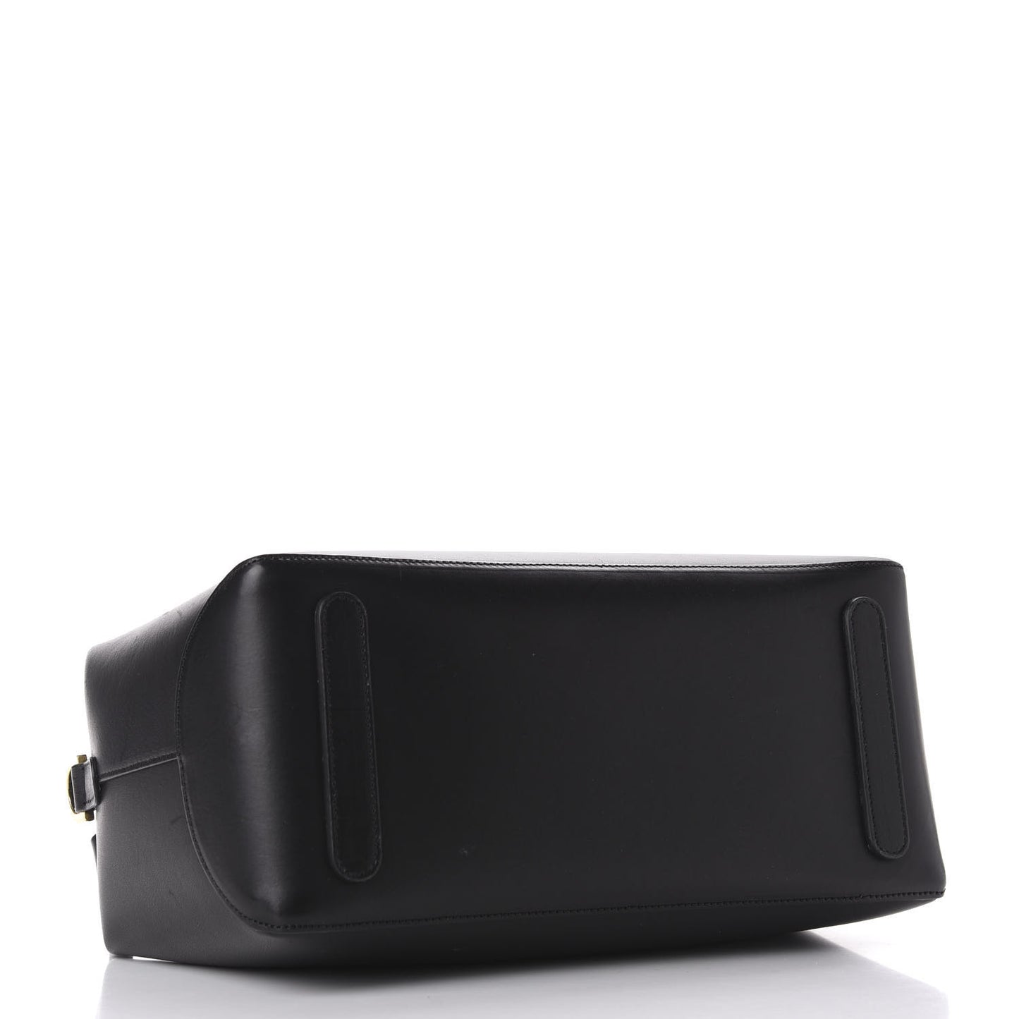 Calfskin Mini Travel Crossbody Bag Black Flamma