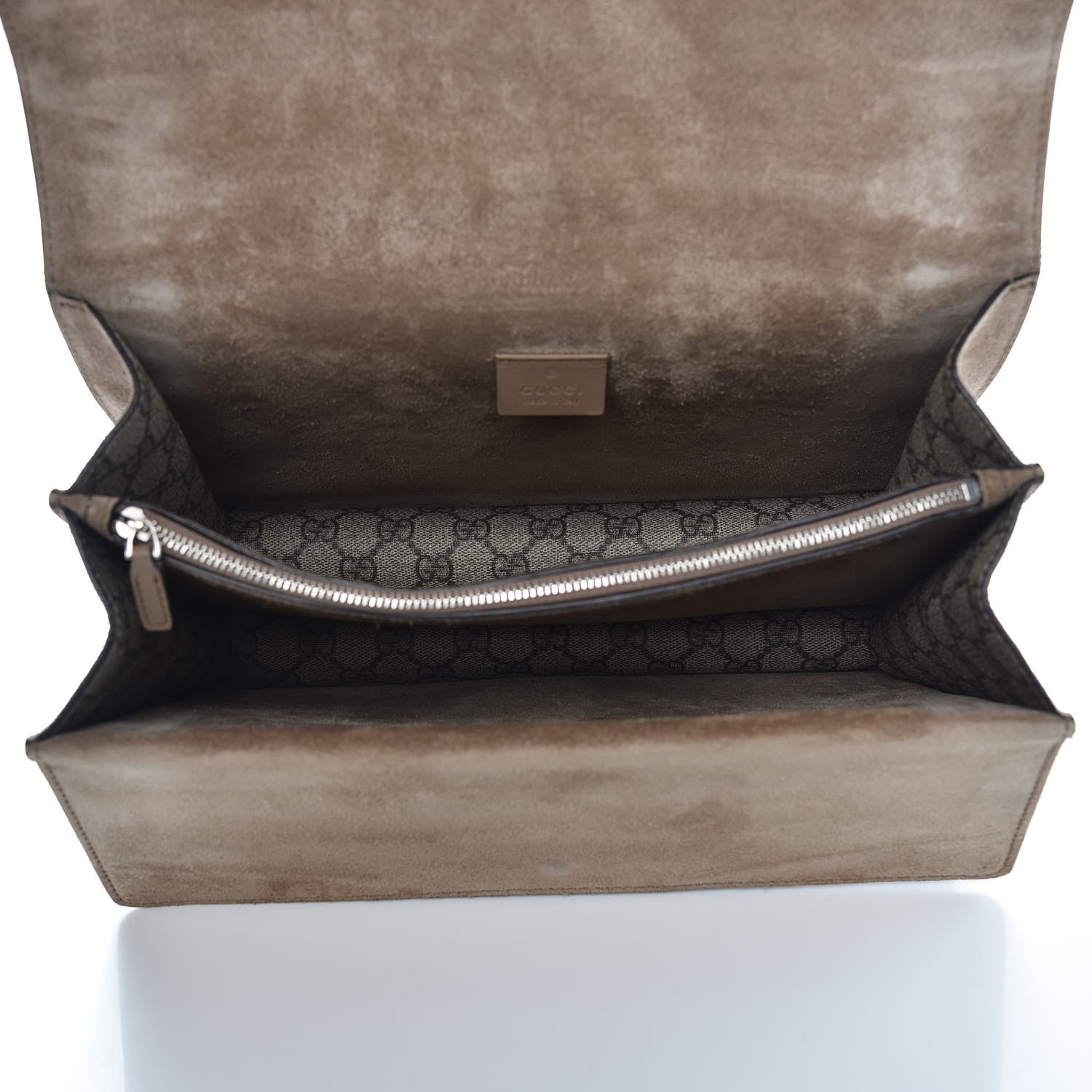Gucci GG Supreme Monogram Medium Dionysus Shoulder Bag Taupe 5 of 15