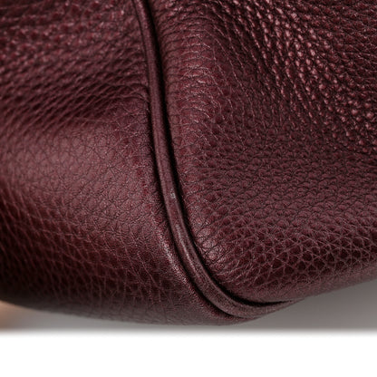 Gucci Metallic Cellarius Calfskin Medium Soho Bowler Classic Burgundy 12 of 14