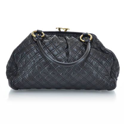 Marc Jacobs Quilted Leather Stam Black 3 of 12