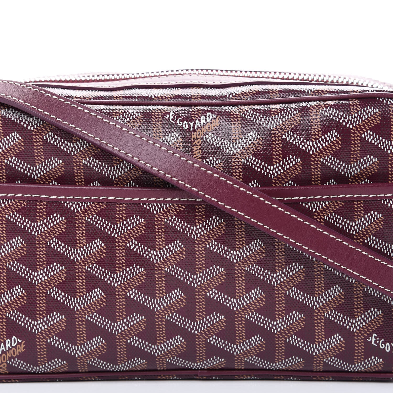 Goyard Goyardine Sac Cap Vert Burgundy 6 of 8