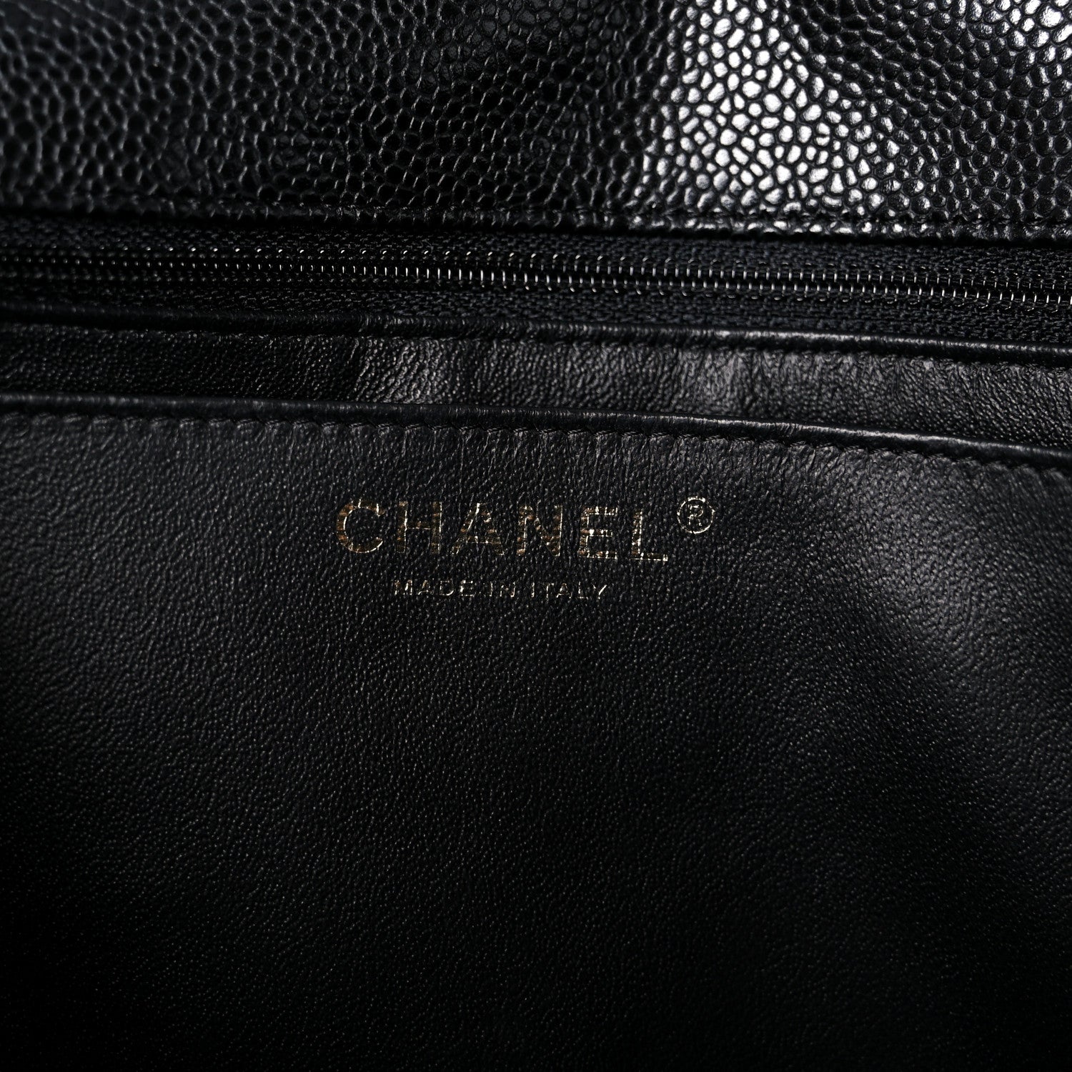 Chanel Caviar Quilted Jumbo Single Flap Black 6 of 11